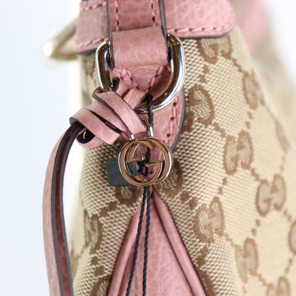 *NEW* Gucci GG Monogram Large Margaux Hobo Beige Soft Pink - Picture 4 of 16